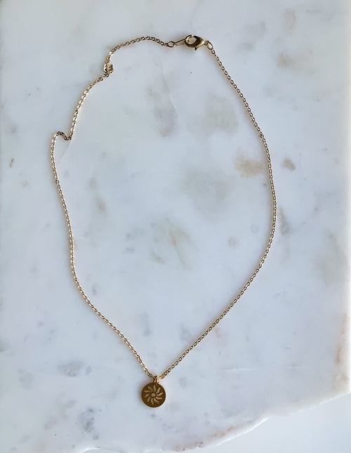 Shine On Sun Necklace