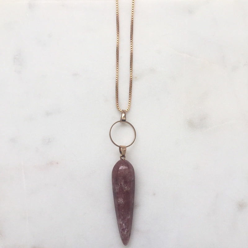 Strawberry Quartz Necklace