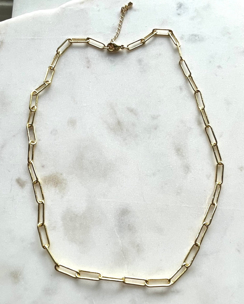 Paperclip Necklace - large link