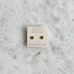 Didi Heart Stud Earrings - ROSE GOLD, GOLD, SILVER