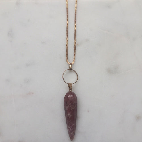 Strawberry Quartz Necklace
