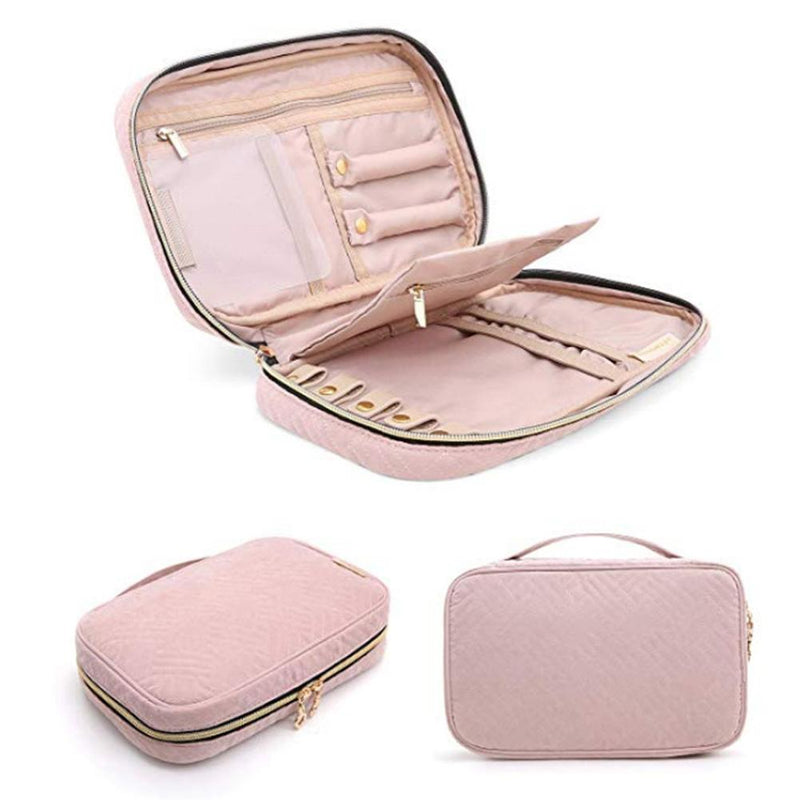 JEWELRY ORGANIZER TRAVEL CASE - Blush